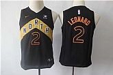 Youth Raptors 2 Kawhi Leonard Black City Edition Nike Swingman Jersey,baseball caps,new era cap wholesale,wholesale hats